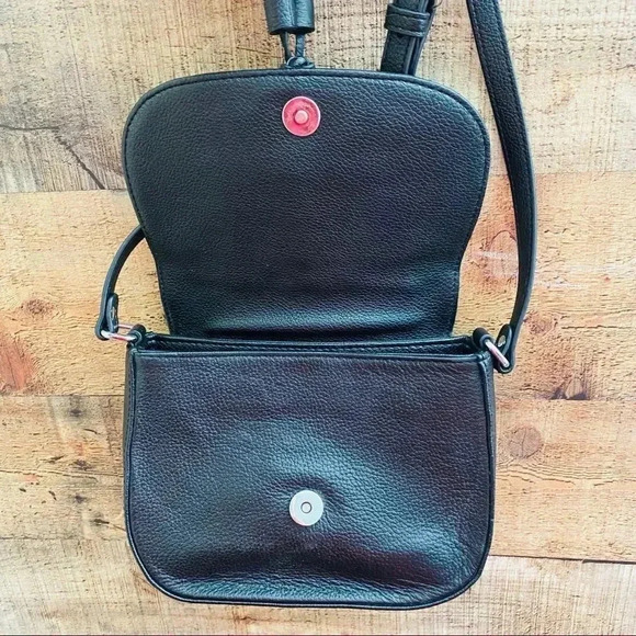 NWOT Clarks Leather Tassel Crossbody - Picture 7 of 8